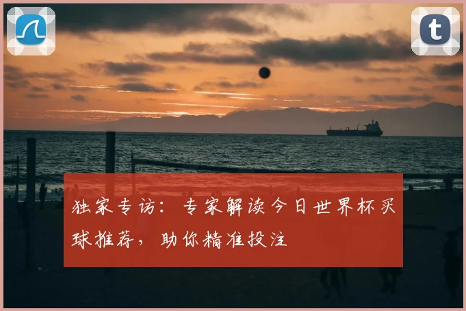 独家专访:专家解读今日世界杯买球推荐,助你精准投注